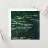 Water Lilies (van Claude Monet) Kaart (Voorkant / Achterkant in situ)