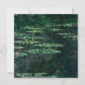 Water Lilies (van Claude Monet) Kaart (Voorkant)