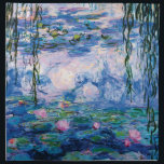 Water Lilies van Claude Monet Katoenen Servet<br><div class="desc">Bezoek mijn winkel voor een interessanter ontwerp en meer keuze voor kleuren => zazzle.com/iwheels*</div>