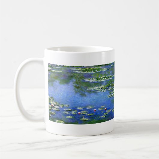 Water Lilies van Claude Monet Koffiemok (Links)