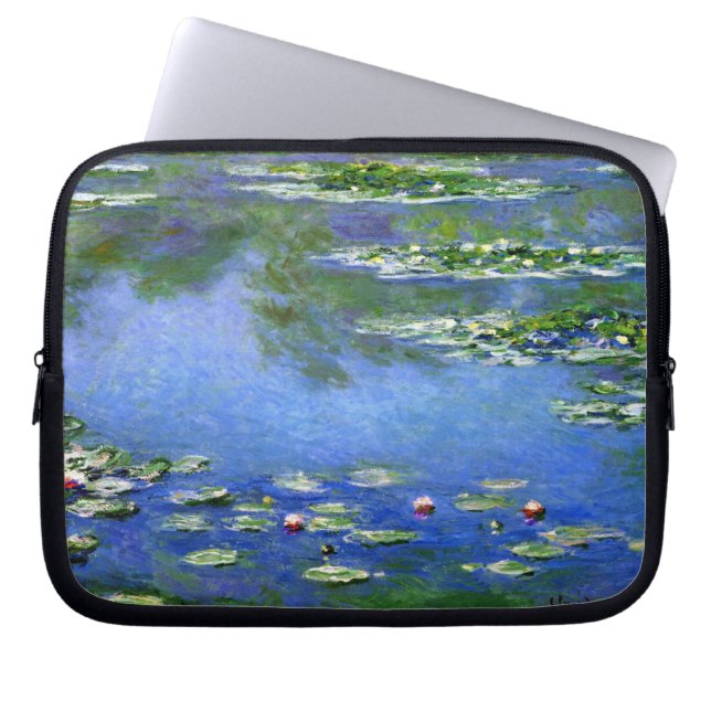 Water Lilies van Claude Monet Laptop Sleeve (Voorkant)