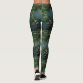 Water Lilies van Claude Monet Leggings (Achterkant)