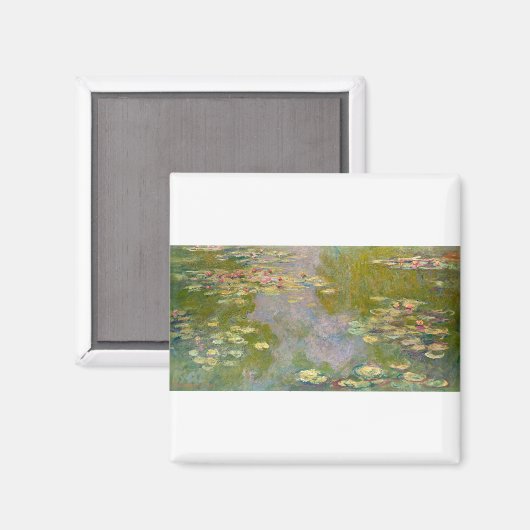 Water Lilies van Claude Monet Magneet (Voorkant / Achterkant)