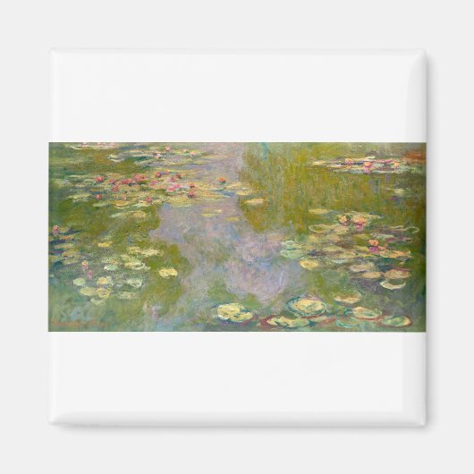 Water Lilies van Claude Monet Magneet (Voorkant)