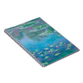 Water Lilies van Claude Monet Notitieboek (Rechterzijde)
