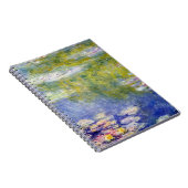 Water Lilies van Claude Monet Notitieboek (Rechterzijde)