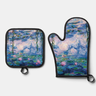 Water Lilies van Claude Monet Ovenwant & Pannenlap Set