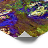 Water Lilies van Claude Monet Poster (Hoek)