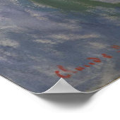 Water Lilies van Claude Monet Poster (Hoek)