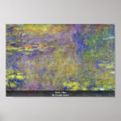 Water Lilies van Claude Monet Poster (Voorkant)