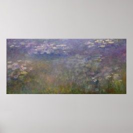 Water Lilies van Claude Monet Poster