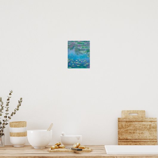 Water Lilies van Claude Monet Poster (Keuken)