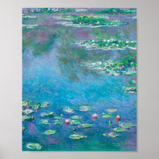 Water Lilies van Claude Monet Poster