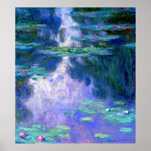Water Lilies van Claude Monet Poster
