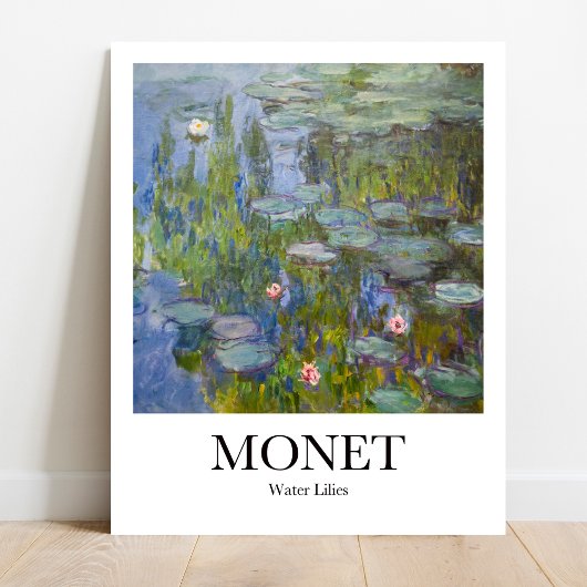 Water Lilies van Claude Monet Poster