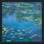 Water Lilies van Claude Monet Poster<br><div class="desc">Claude Monet - Waterlelies,  1906. Oscar-Claude Monet (1840-1926) was een Franse schilder en oprichter van de impressionistische schilderkunst,  die wordt gezien als een belangrijke voorloper van het modernisme,  vooral in zijn pogingen om natuur te schilderen zoals hij het waarnam.</div>