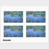 Water Lilies van Claude Monet Rechthoekige Sticker (Vel)