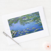 Water Lilies van Claude Monet Rechthoekige Sticker (Envelop)
