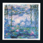 Water Lilies van Claude Monet Servet<br><div class="desc">Water Lilies van Claude Monet. Ga naar mijn winkel voor een interessanter design en meer kleurenkeuze. => zazzle.com/iwheels*</div>