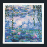 Water Lilies van Claude Monet Servet<br><div class="desc">Water Lilies van Claude Monet. Ga naar mijn winkel voor een interessanter design en meer kleurenkeuze. => zazzle.com/iwheels*</div>