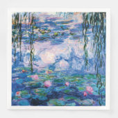 Water Lilies van Claude Monet Servet (Voorkant)