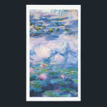 Water Lilies van Claude Monet Servet<br><div class="desc">Water Lilies van Claude Monet. Ga naar mijn winkel voor een interessanter design en meer kleurenkeuze. => zazzle.com/iwheels*</div>