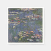 Water Lilies van Claude Monet Servetten (Voorkant)