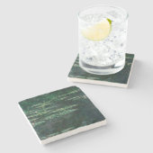 Water Lilies (van Claude Monet) Stenen Onderzetter (Zijkant)