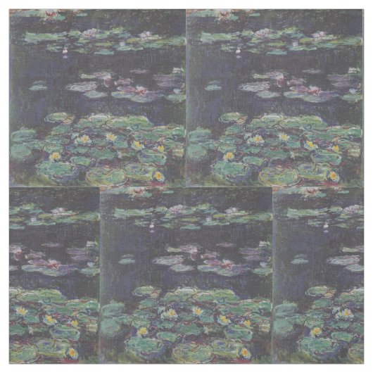 Water Lilies van Claude Monet Stof (Swatch)