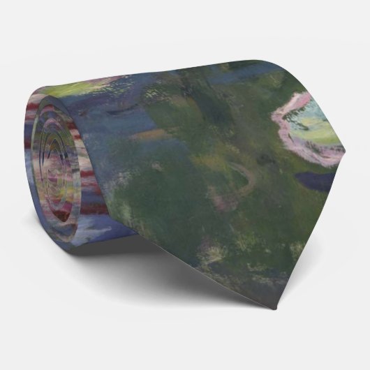 Water Lilies van Claude Monet Stropdas (Opgerold)