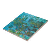 Water Lilies van Claude Monet Tegeltje (Zijkant)