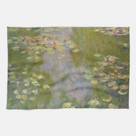 Water Lilies van Claude Monet Theedoek