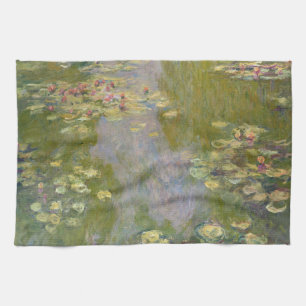 Water Lilies van Claude Monet Theedoek
