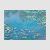 Water Lilies van Claude Monet Tissuepapier (Voorkant)