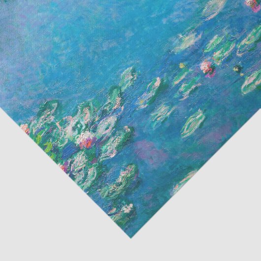 Water Lilies van Claude Monet Tissuepapier (Detail)