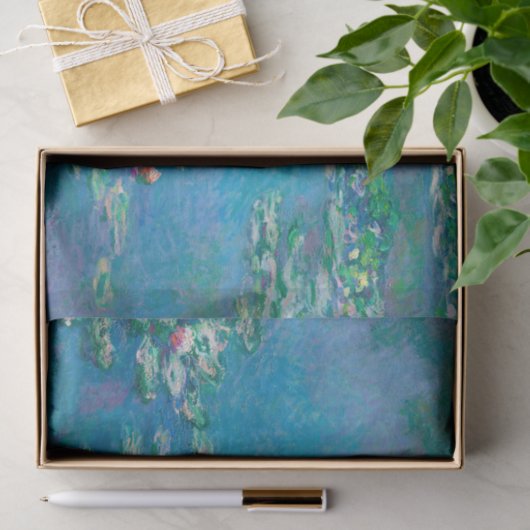 Water Lilies van Claude Monet Tissuepapier (Geschenk)