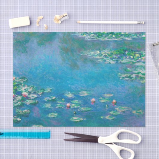Water Lilies van Claude Monet Tissuepapier (Craft)