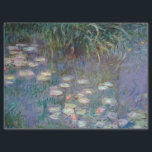 Water Lilies van Claude Monet Tissuepapier<br><div class="desc">Dit olieverf is "Water Lilies",  dat in 1920 is gemaakt door de Franse impressionist Oscar Claude Monet (1840-1926). Het is onze Fine Art Series nr. 96.</div>