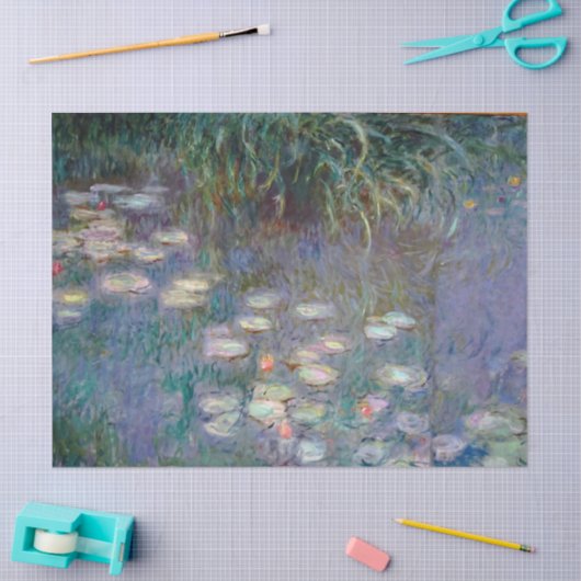 Water Lilies van Claude Monet Tissuepapier (Craft)