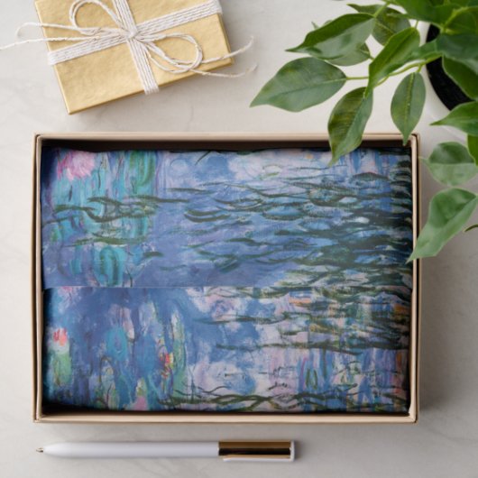 Water Lilies van Claude Monet Tissuepapier (Geschenk)