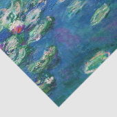 Water Lilies van Claude Monet Tissuepapier (Detail)