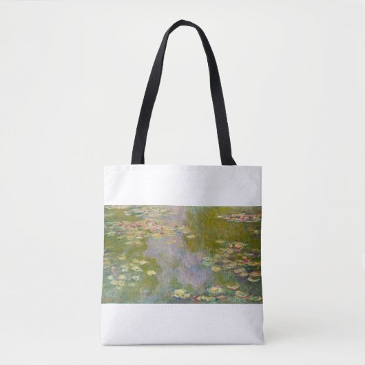 Water Lilies van Claude Monet Tote Bag (Voorkant)