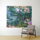 Water Lilies van Claude Monet Wandkleed (In Situ (horizontaal))