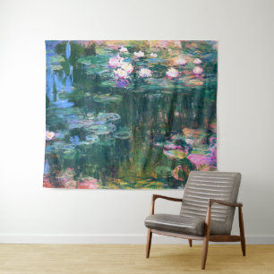 Water Lilies van Claude Monet Wandkleed
