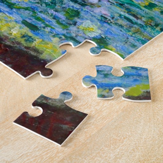 "Water Lilies" van de impressionist Claude Monet, Legpuzzel (Zijkant)