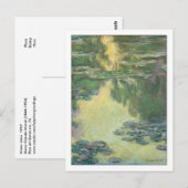 Water Lilies van Monet Briefkaart (Voorkant / Achterkant)