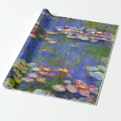 Water Lilies van Monet Cadeaupapier (Uitgerold)