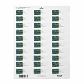 Water Lilies van Monet Etiket (Full Sheet)