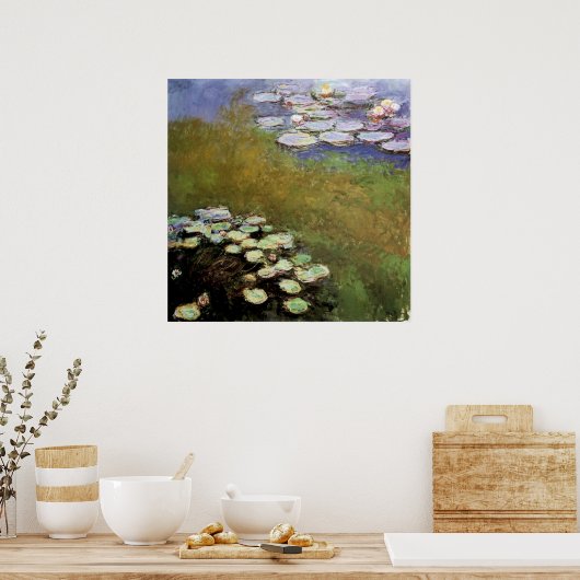 Water-Lillies, 1914-17 Poster (Keuken)