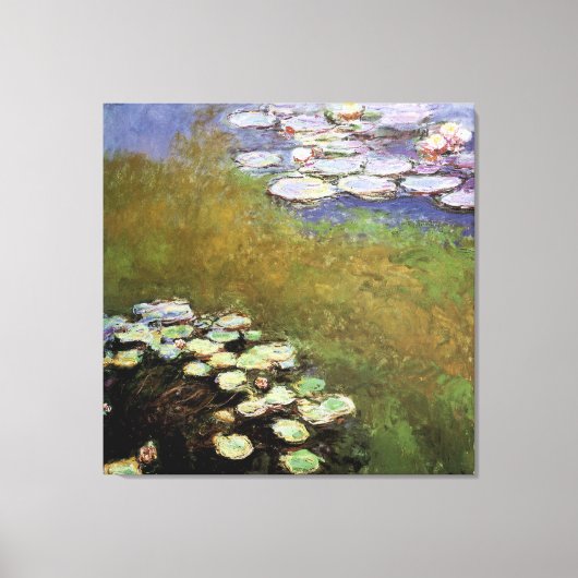 Water-Lillies: 1914-17 van Monet Canvas Afdruk (Voorkant)